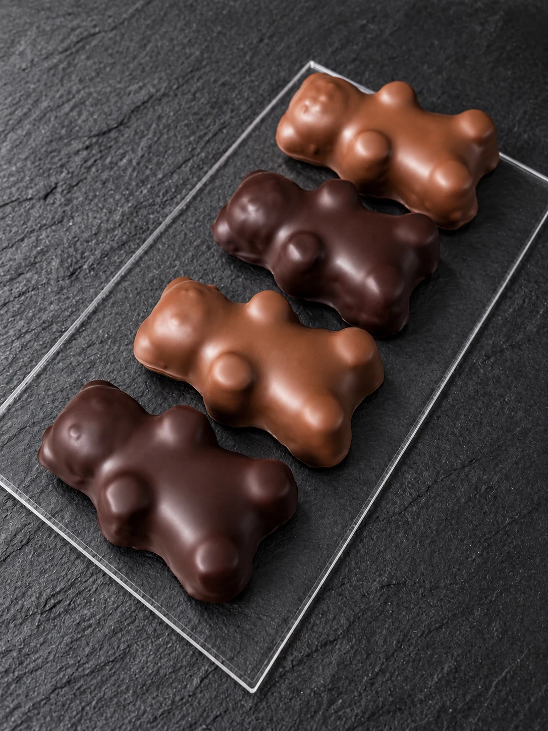 Oursons guimauve — chocolat au lait et noir — Sébastien Cantrelle
