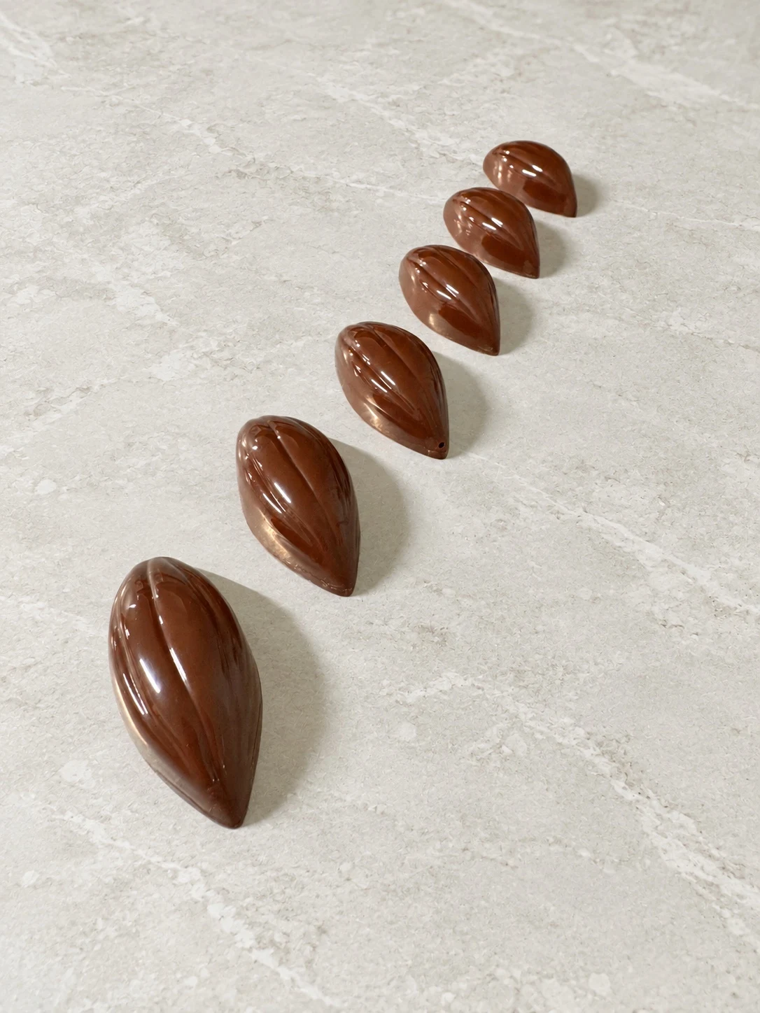 Bonbons moulés — forme cabosse — Sébastien Cantrelle